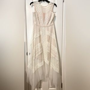 BGBG Off-White Lace Dress Size 4